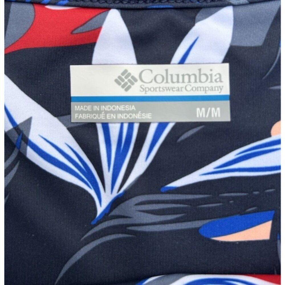 Columbia PFG Freezer III Dress Womens Size Medium Fishing Navy Floral UPF Casual - Picture 5 of 7